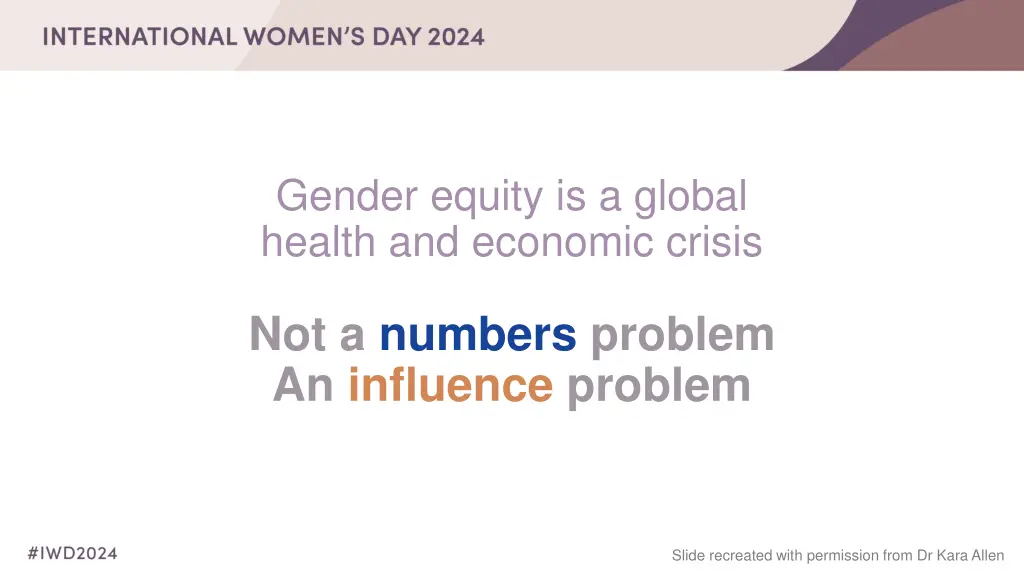 gender equity is a global health and economic