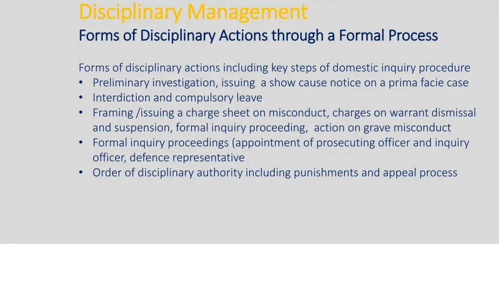 disciplinary management disciplinary management 1