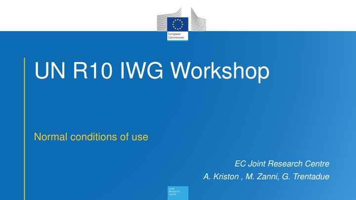 un r10 iwg workshop