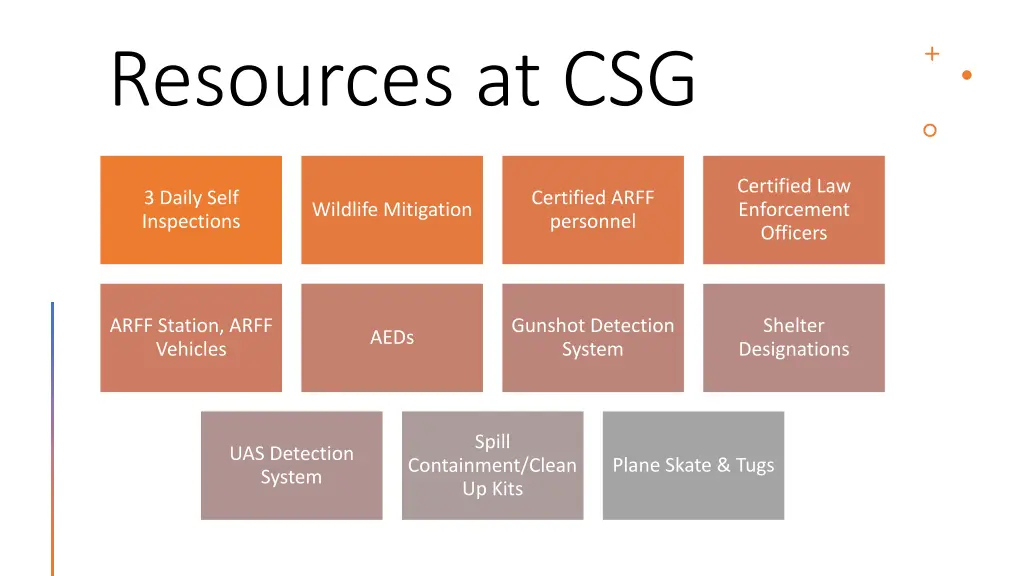 resources at csg