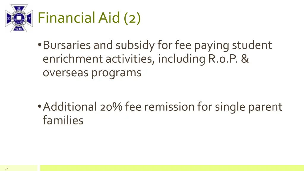 financial aid 2