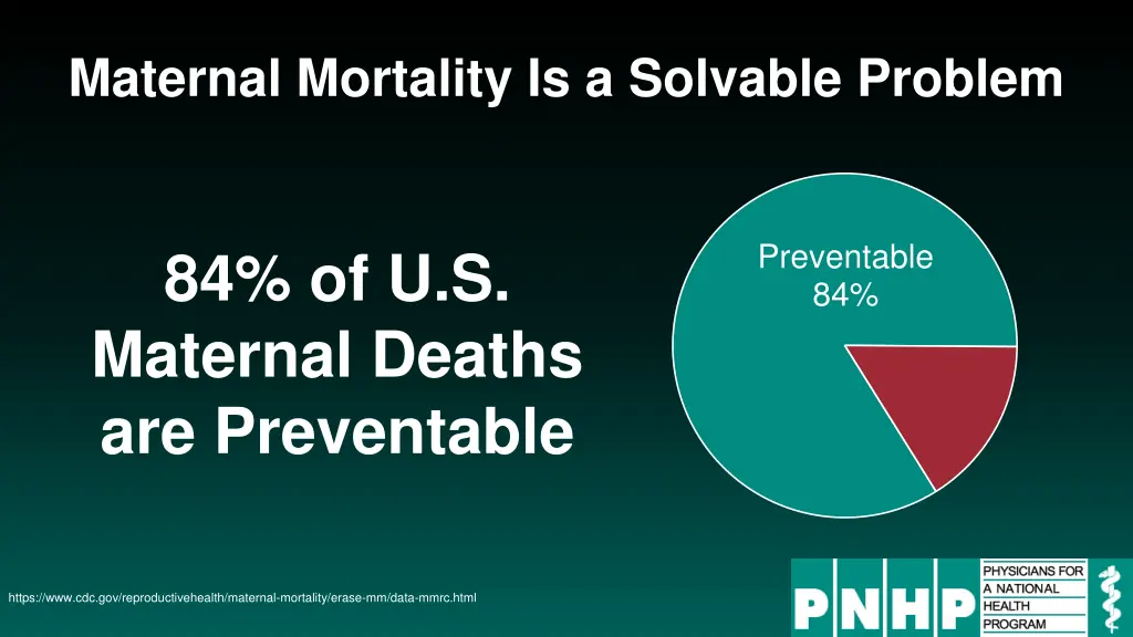 maternal mortality is a solvable problem