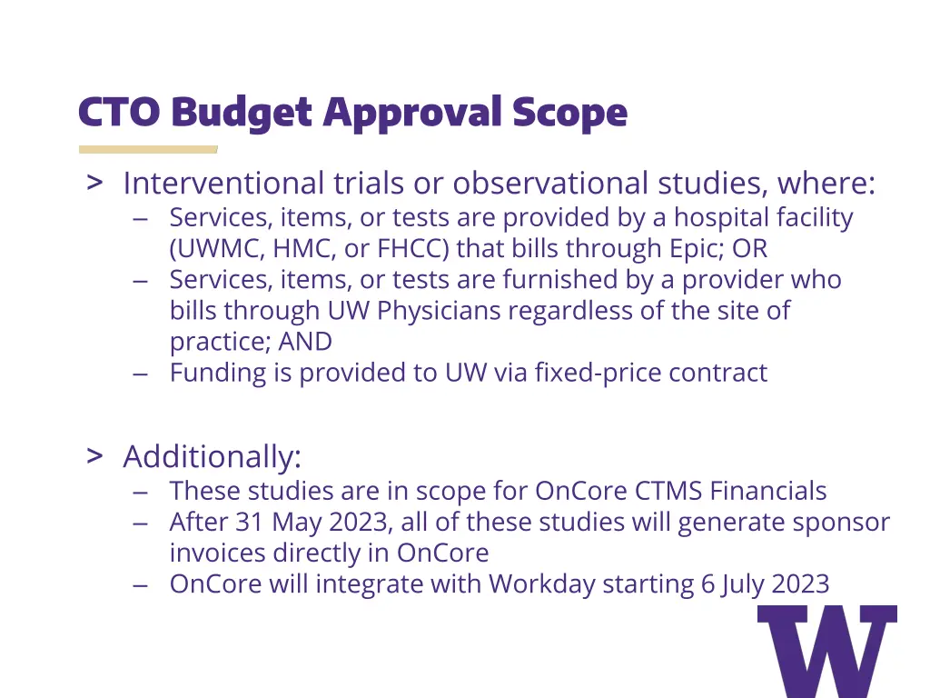 cto budget approval scope