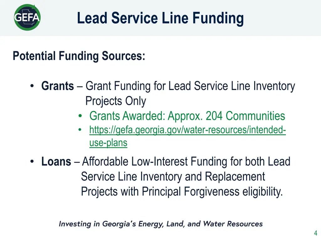 lead service line funding 2