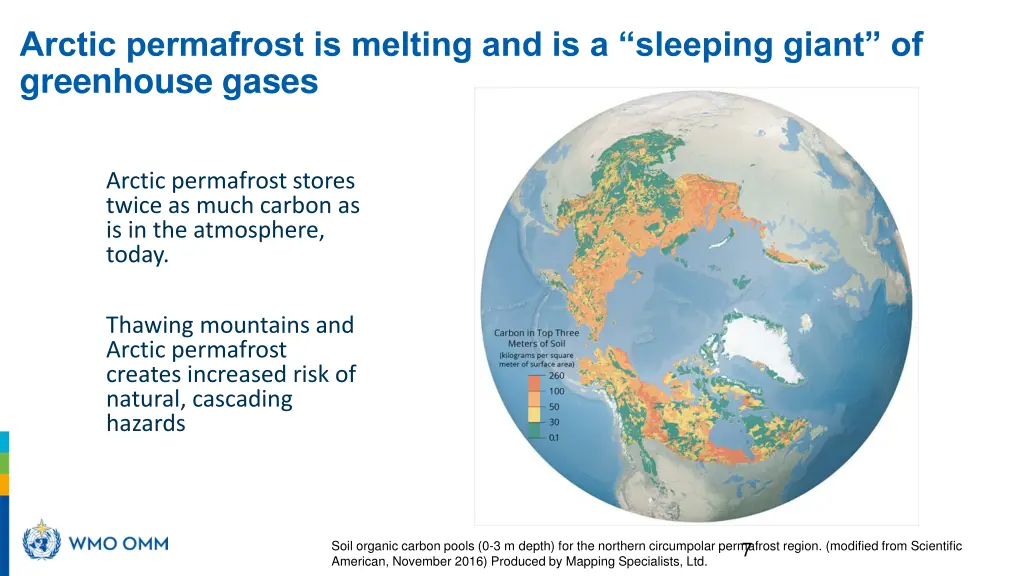 arctic permafrost is melting and is a sleeping