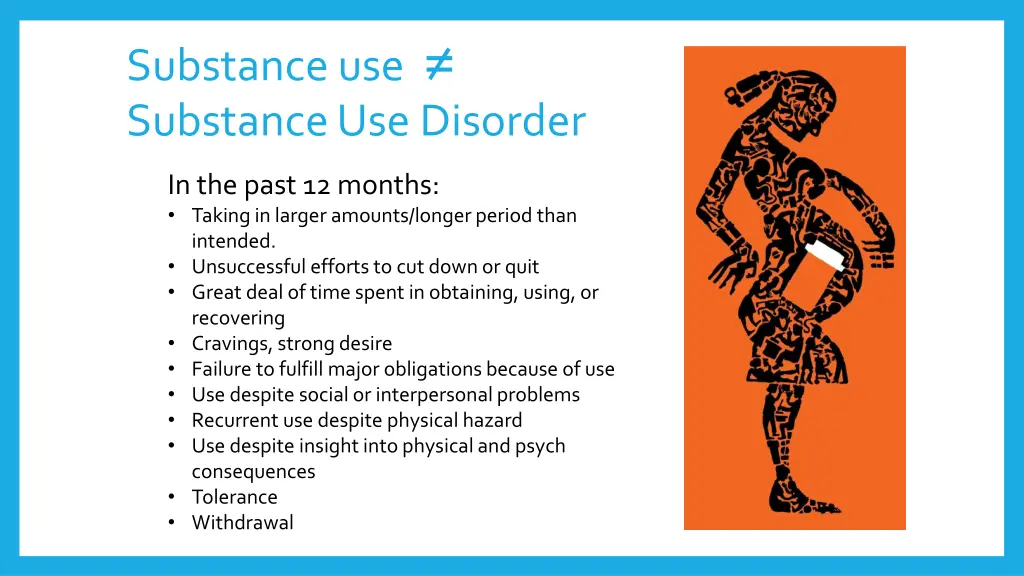 substance use substance use disorder