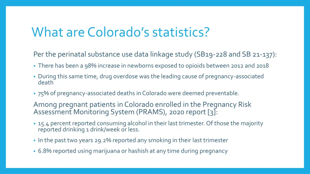 what are colorado s statistics