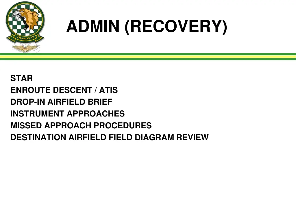 admin recovery