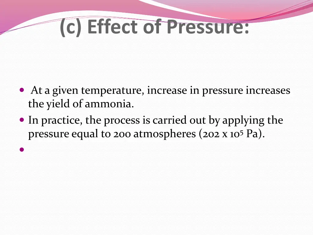 c effect of pressure 1