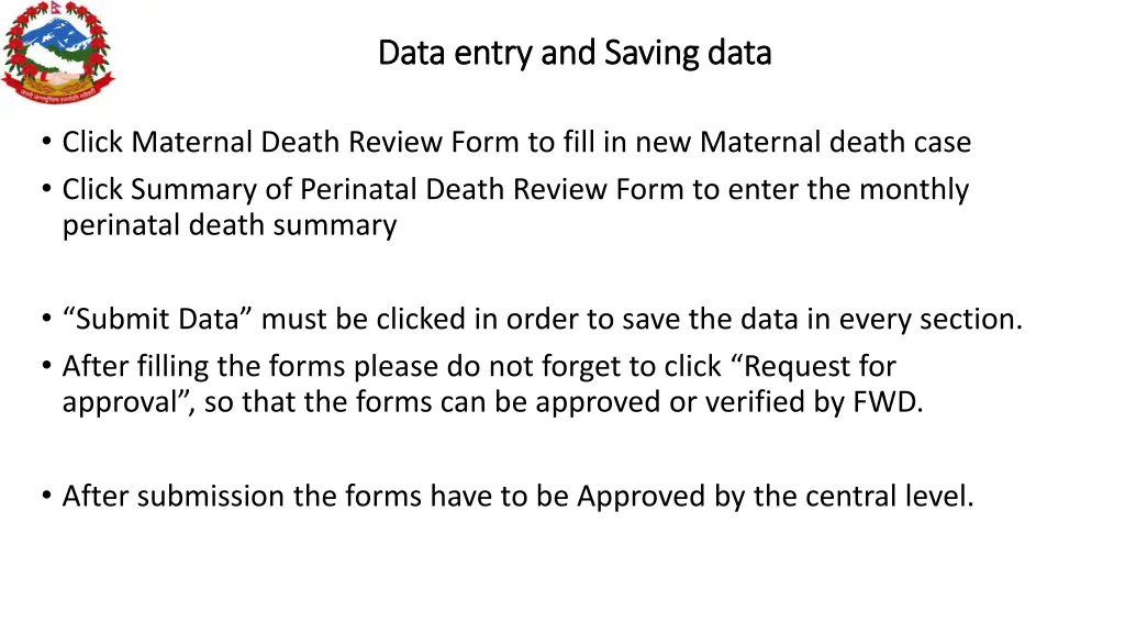 data entry and saving data data entry and saving