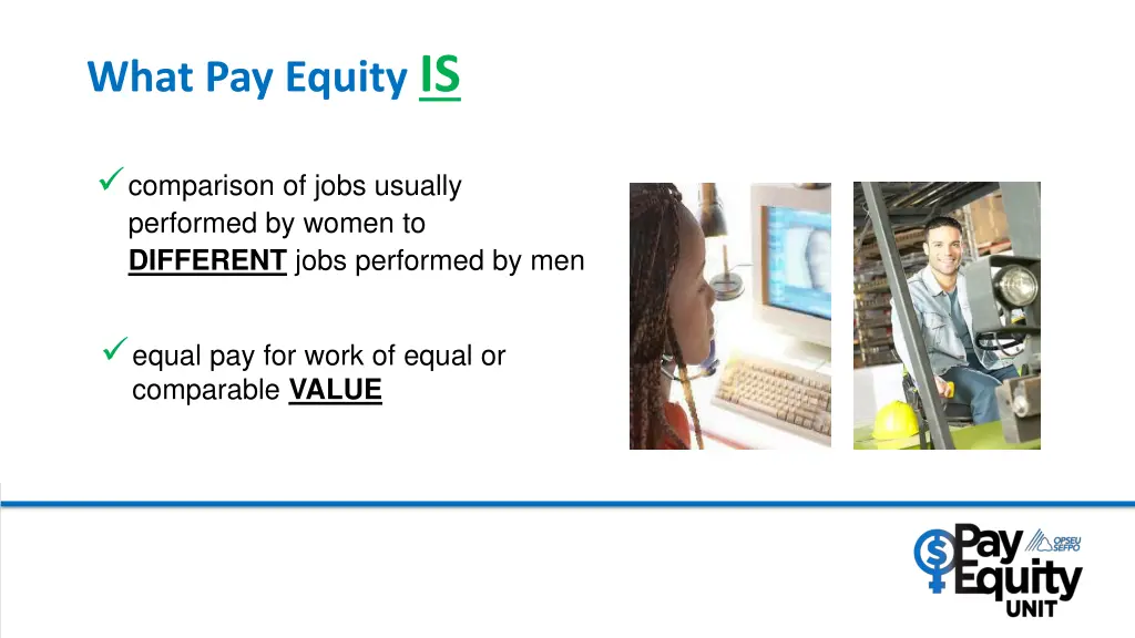 what pay equity is