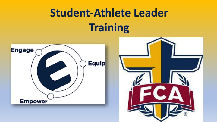 student athlete leader training