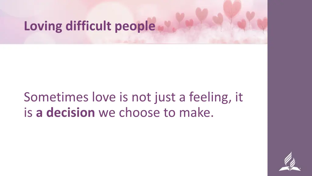 loving difficult people