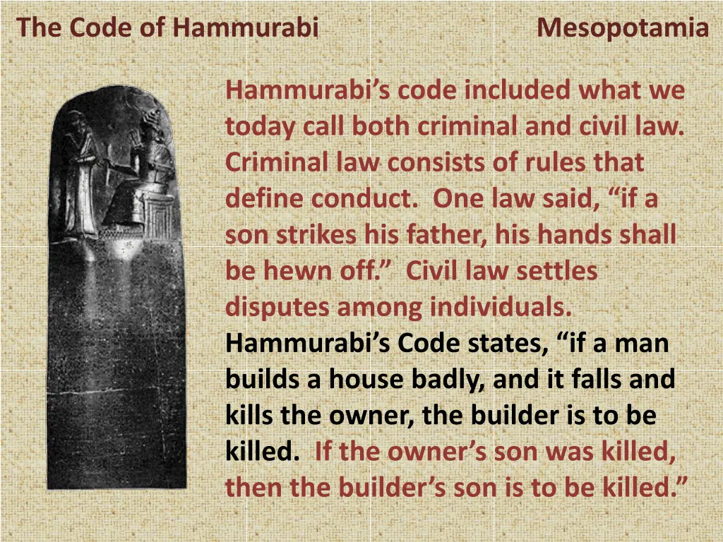 the code of hammurabi mesopotamia 10