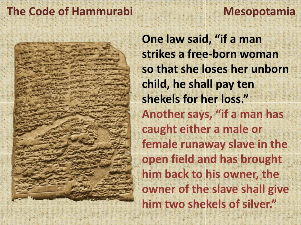 the code of hammurabi mesopotamia 19