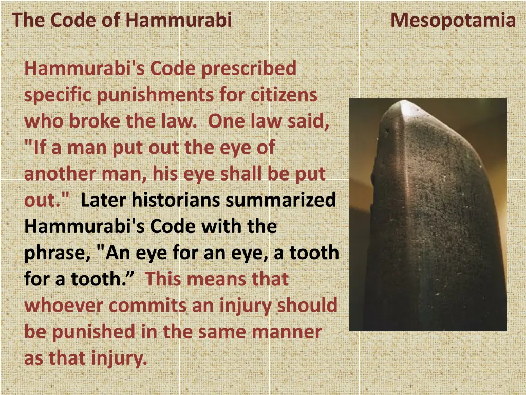 the code of hammurabi mesopotamia 4