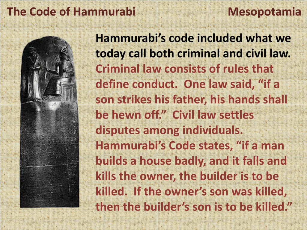 the code of hammurabi mesopotamia 6