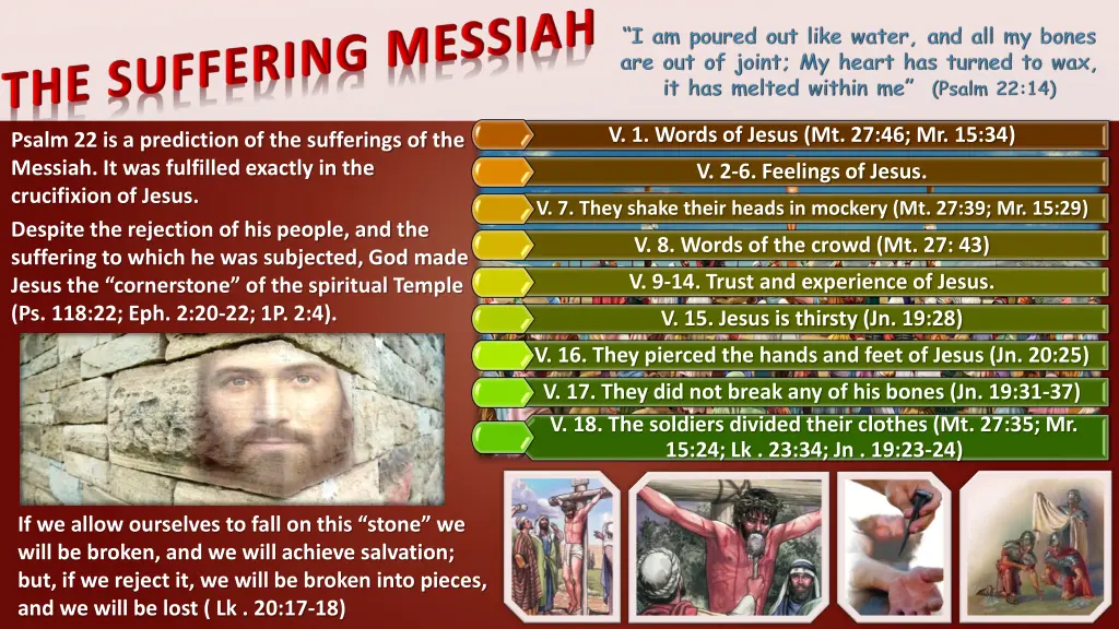 v 1 words of jesus mt 27 46 mr 15 34