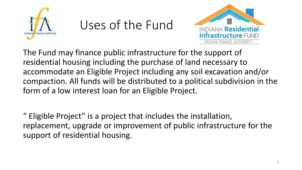 uses of the fund