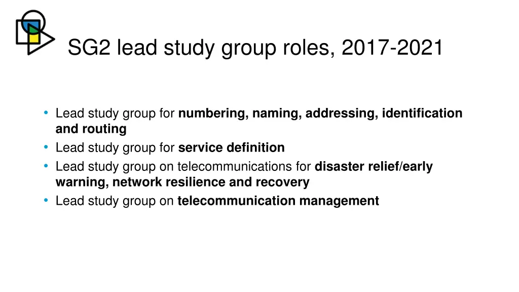 sg2 lead study group roles 2017 2021