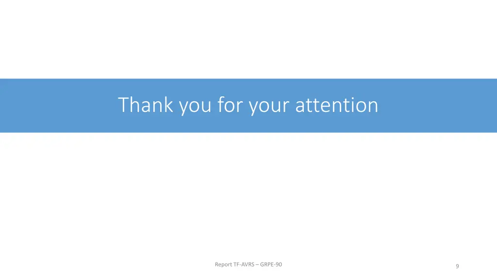 thank you for your attention