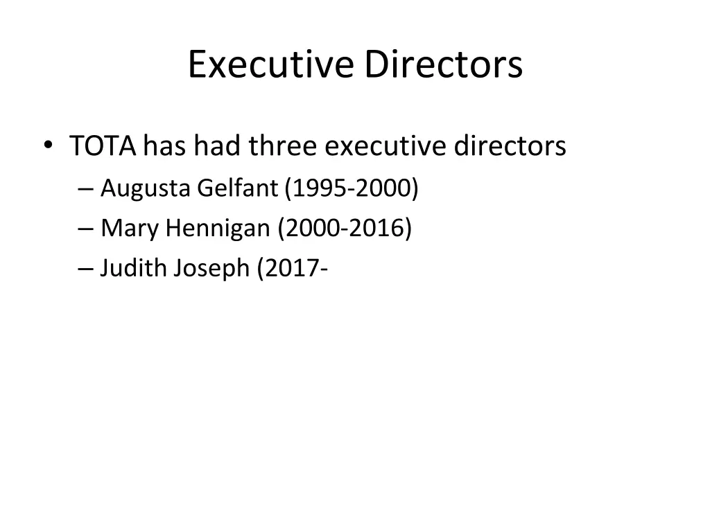 executive directors