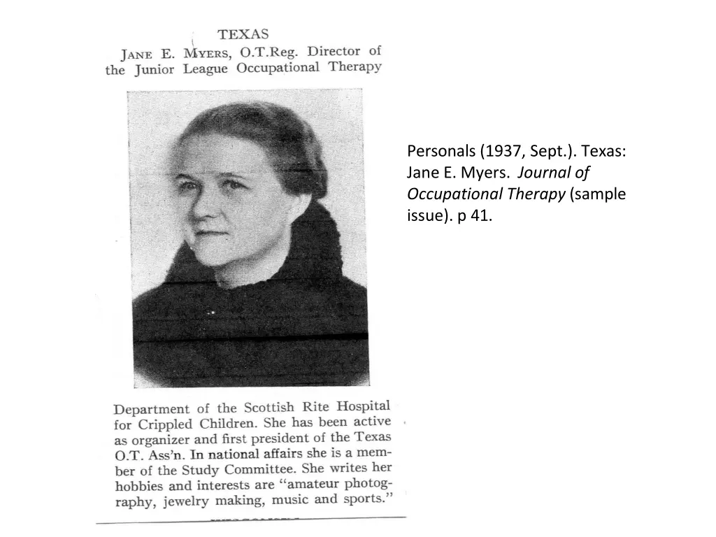 personals 1937 sept texas jane e myers journal