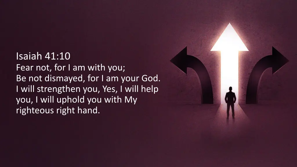 isaiah 41 10 fear not for i am with