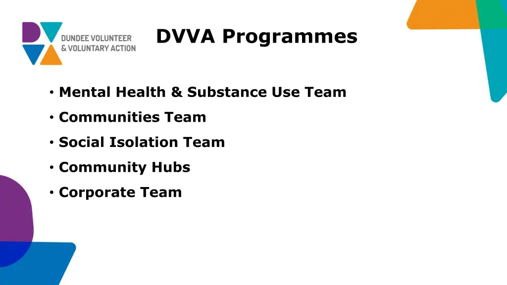 dvva programmes