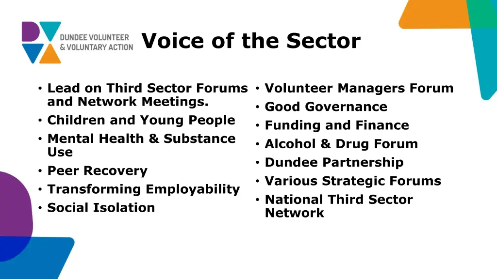 voice of the sector