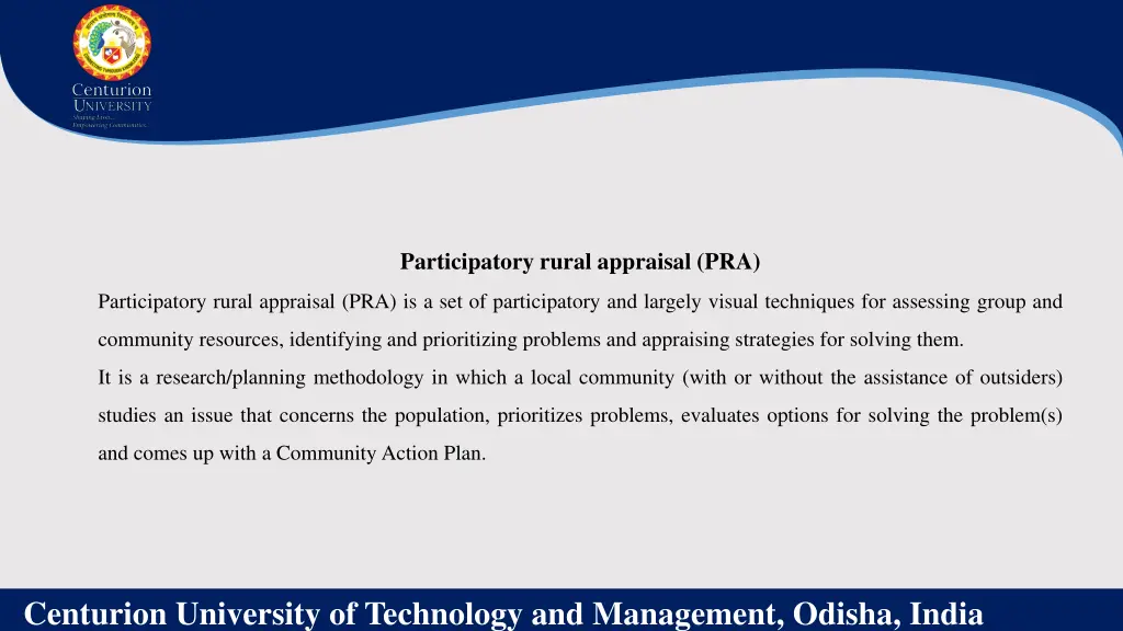 participatory rural appraisal pra