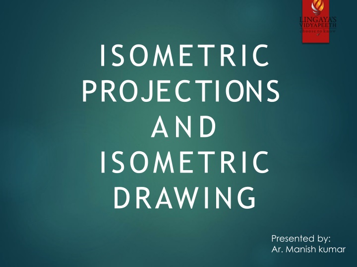 isometric projections and isometric drawing