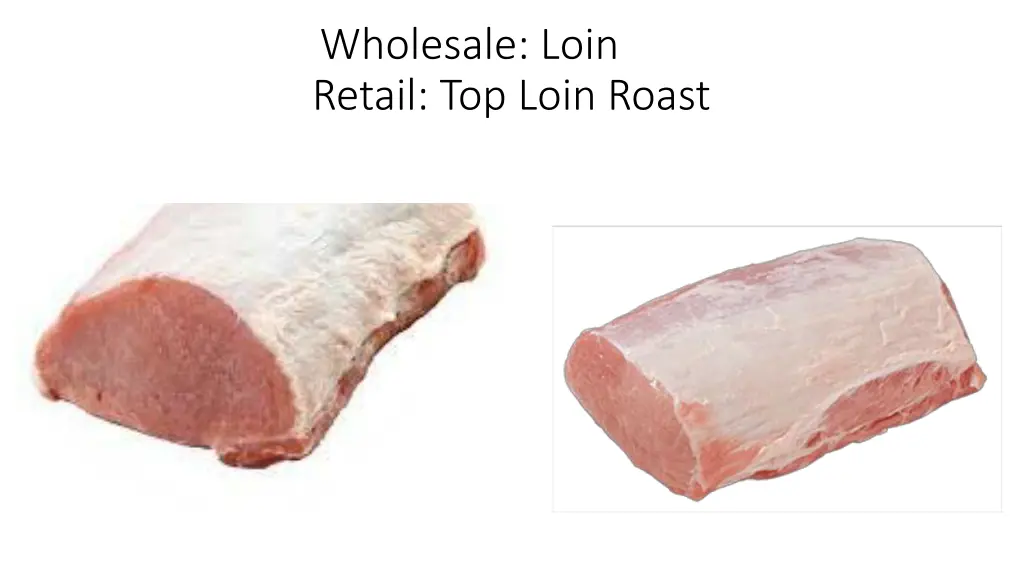 wholesale loin retail top loin roast