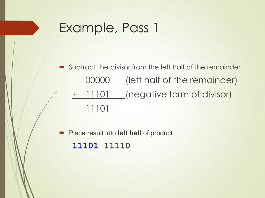 example pass 1