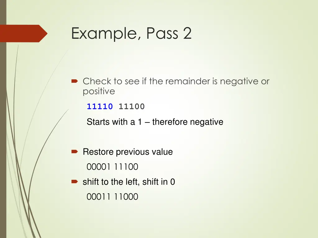 example pass 2 2