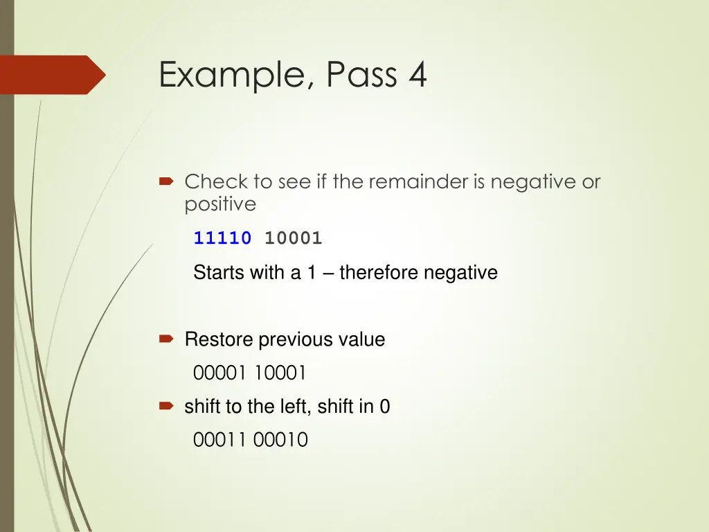 example pass 4 2