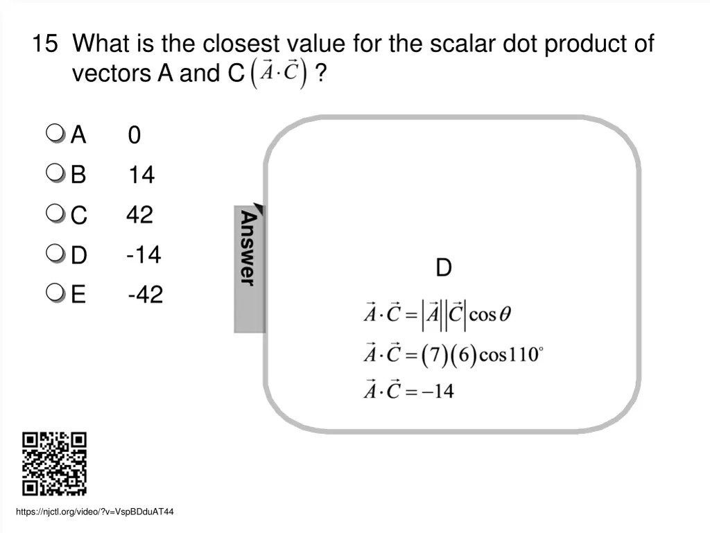 15 what is the closest value for the scalar