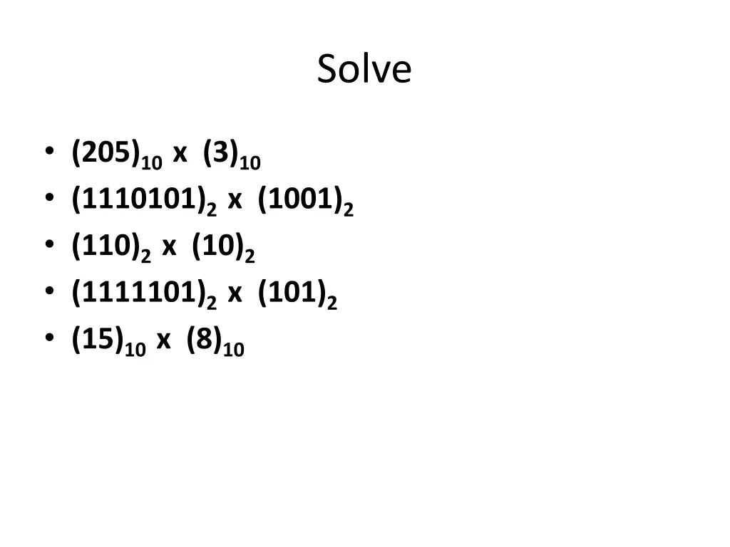 solve 2