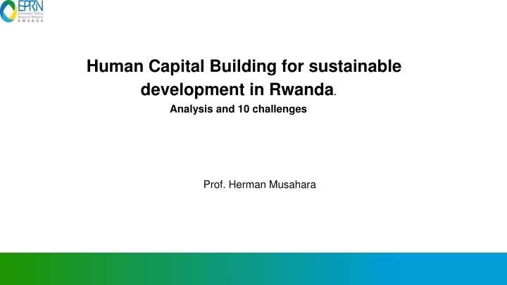human capital building for sustainable