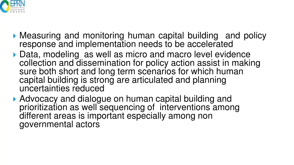 measuring and monitoring human capital building