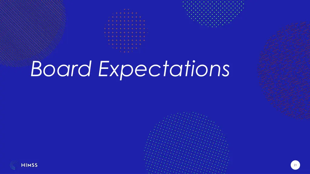 board expectations