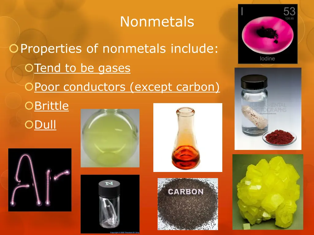 nonmetals