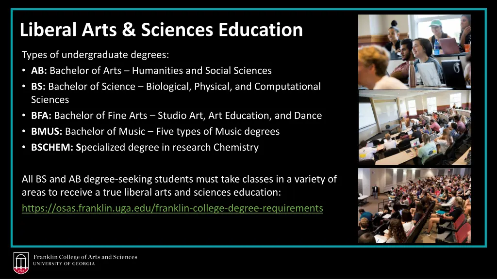 liberal arts sciences education