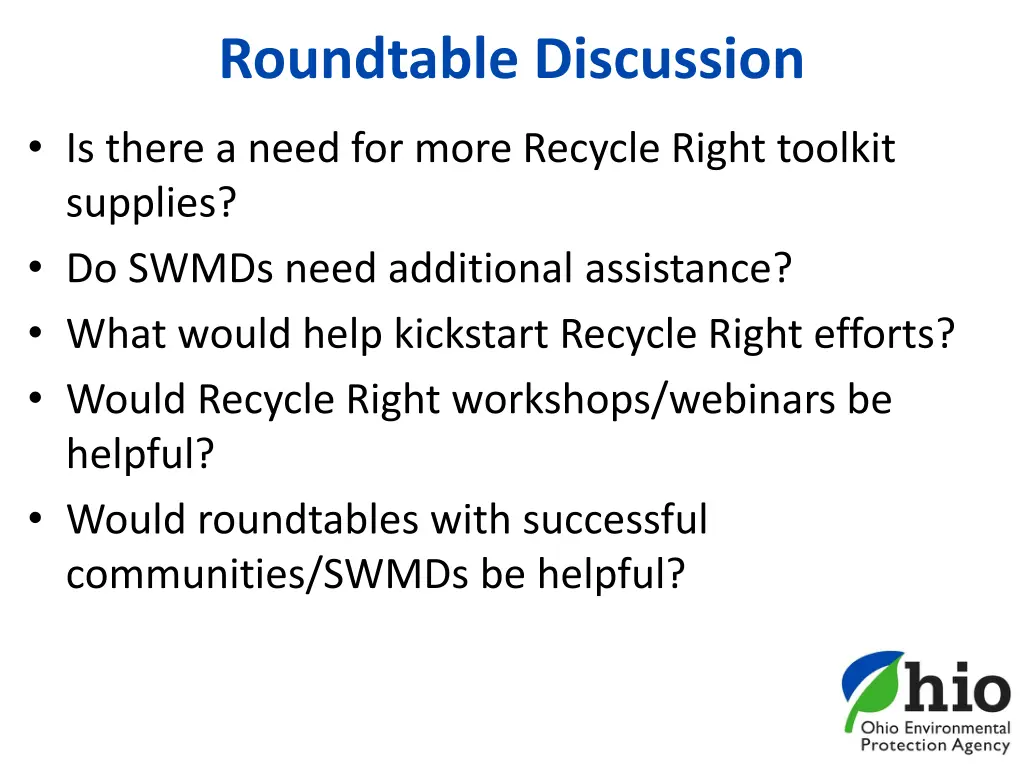 roundtable discussion