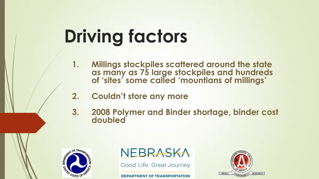 driving factors
