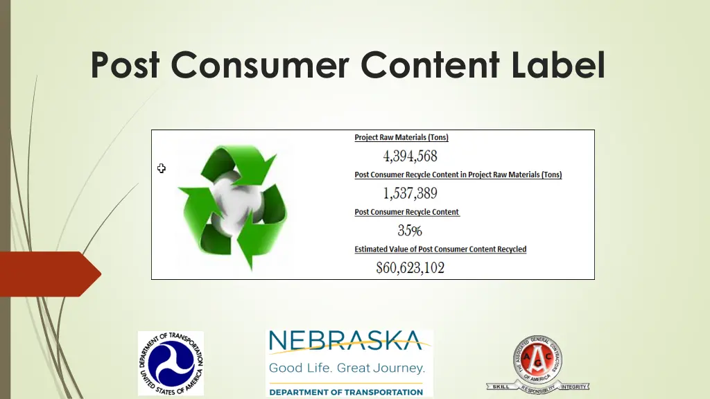 post consumer content label 1