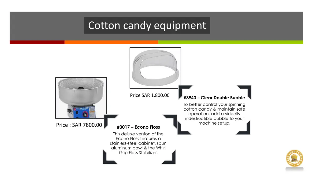 cotton candy equipment