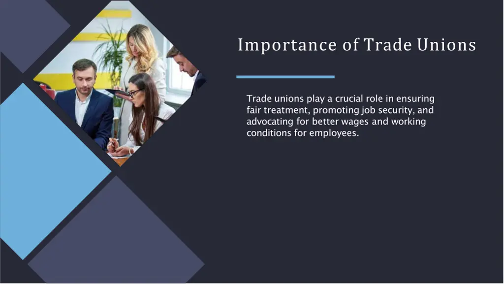 importance of trade unions