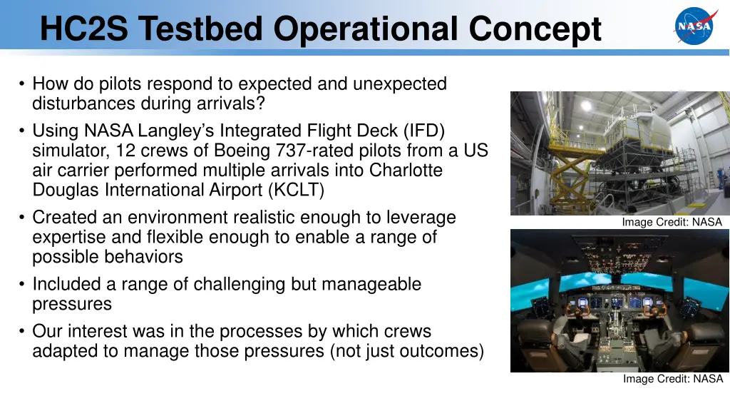 hc2s testbed operational concept