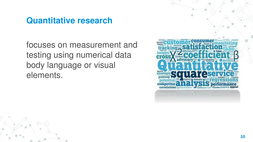 quantitative research